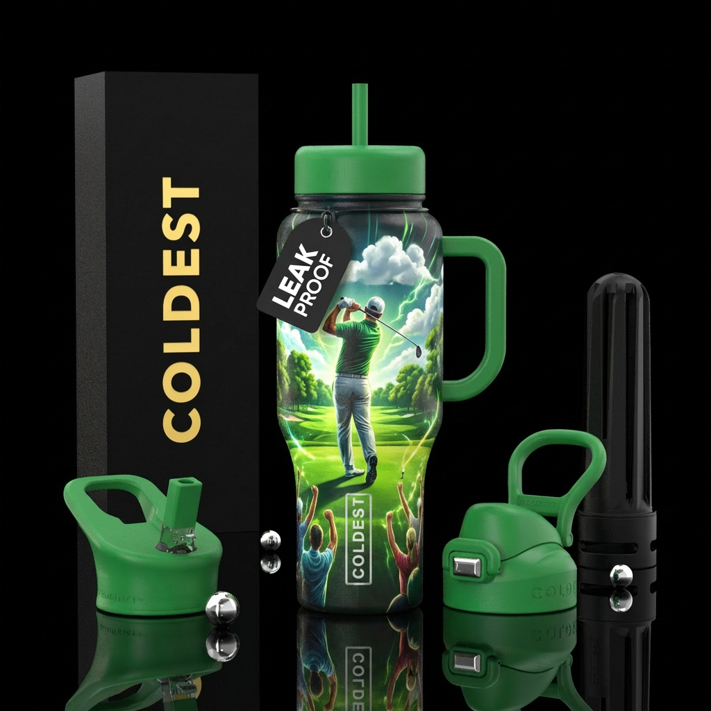 Golf ⛳️ 2 water bottle design