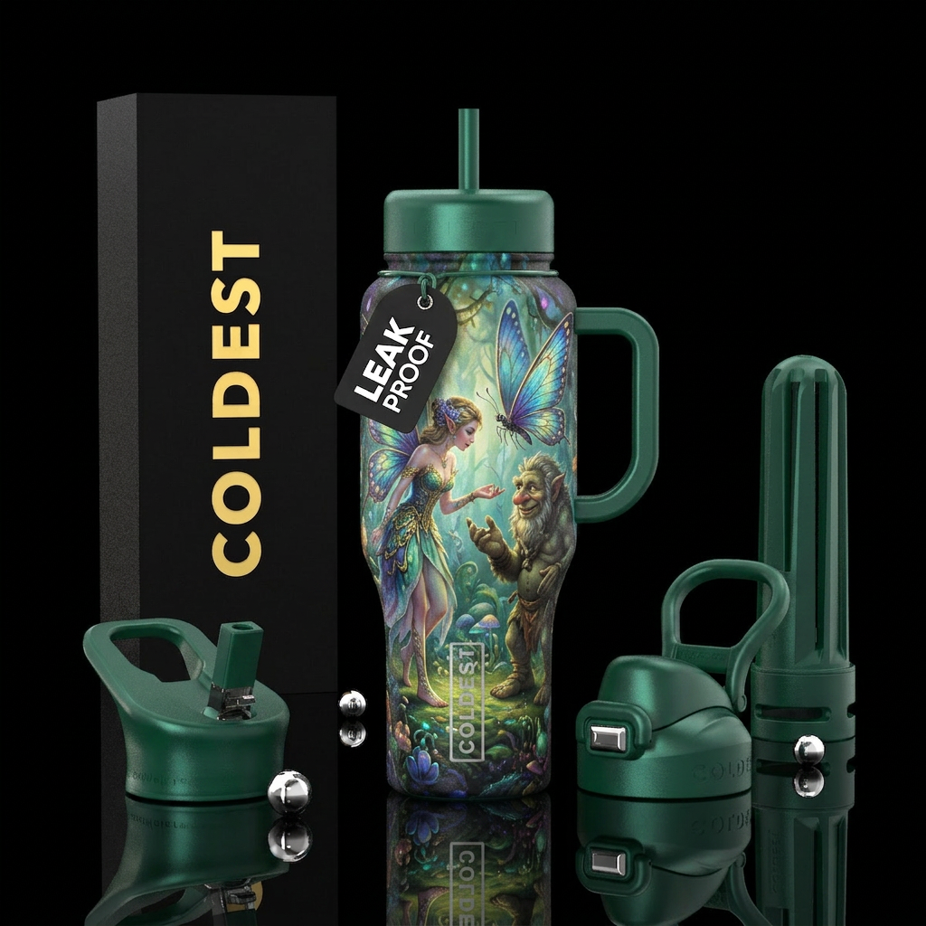 Fairytale water bottle design