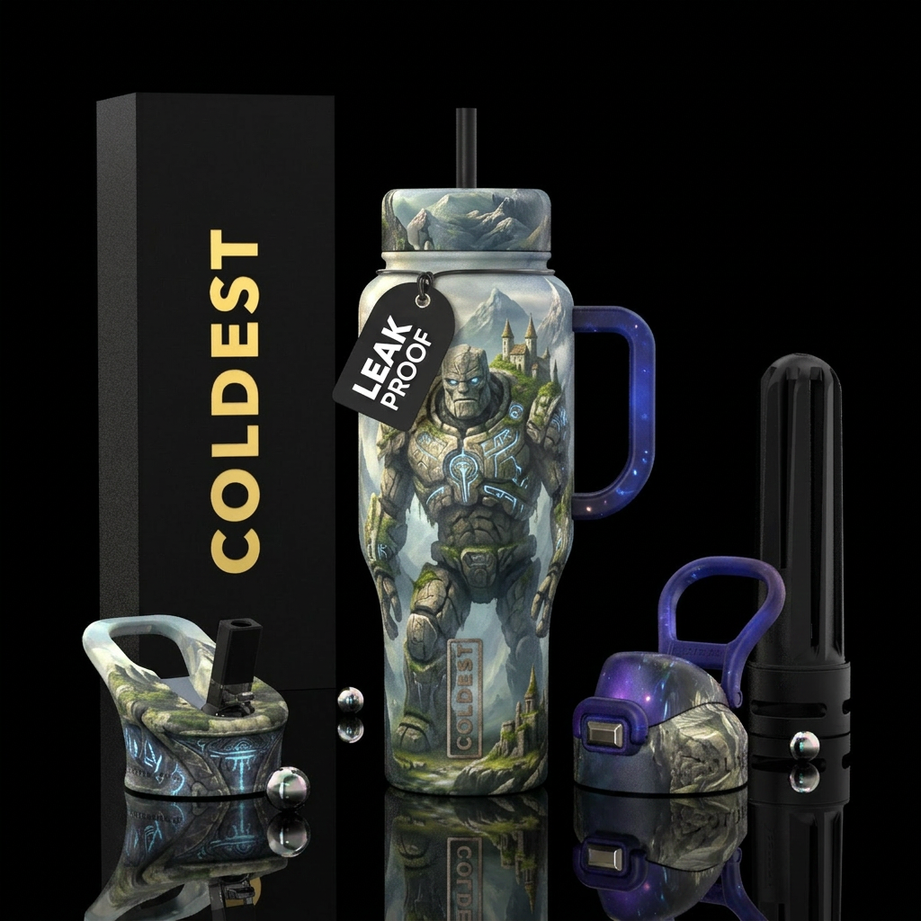 Giant water bottle design