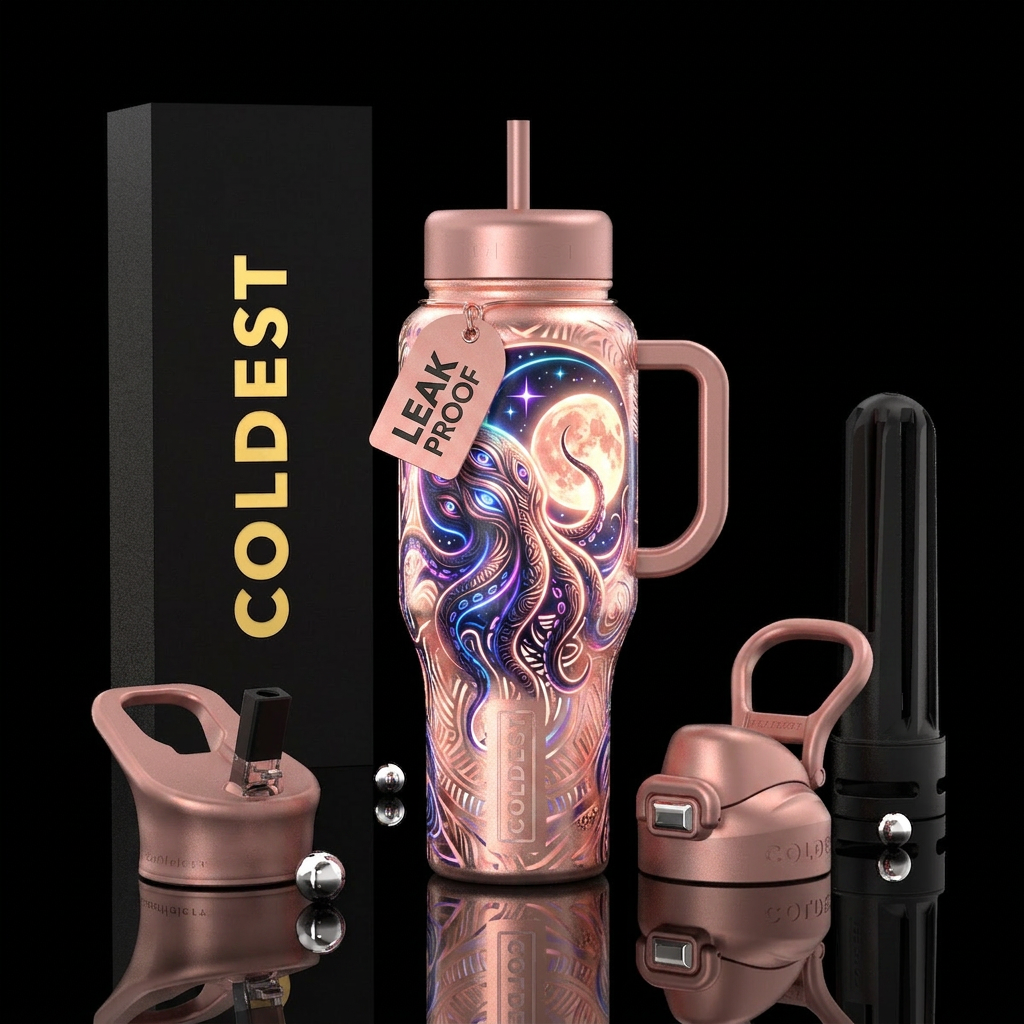Octopus 🐙 water bottle design
