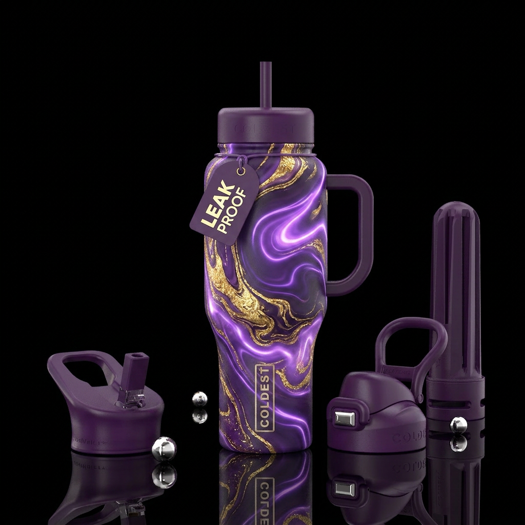 Art water bottle design