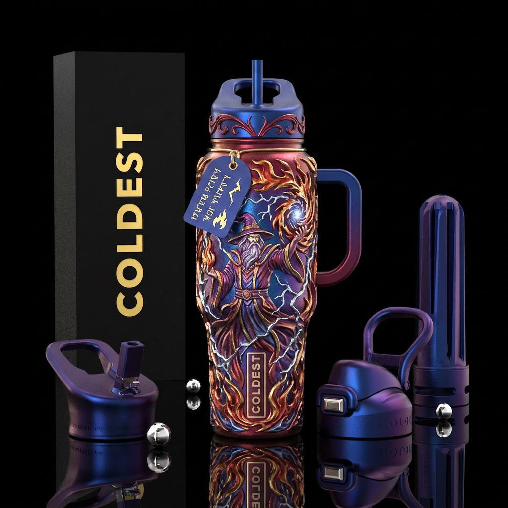The wizard 🧙‍♀️ water bottle design