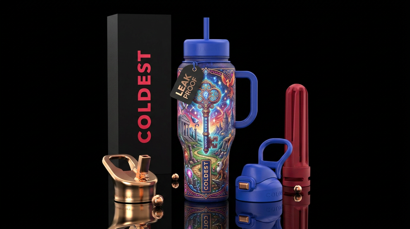Fantasy water bottle design