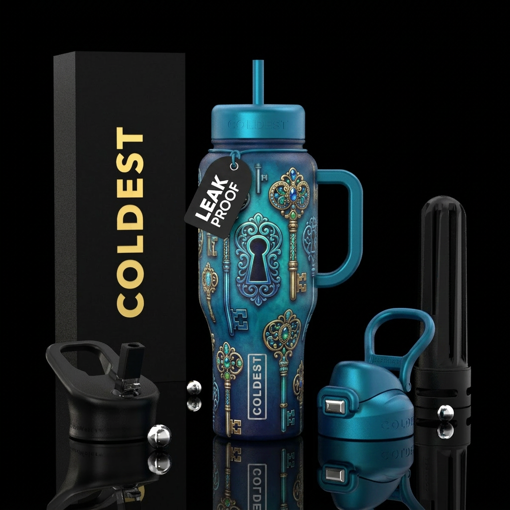 Key water bottle design