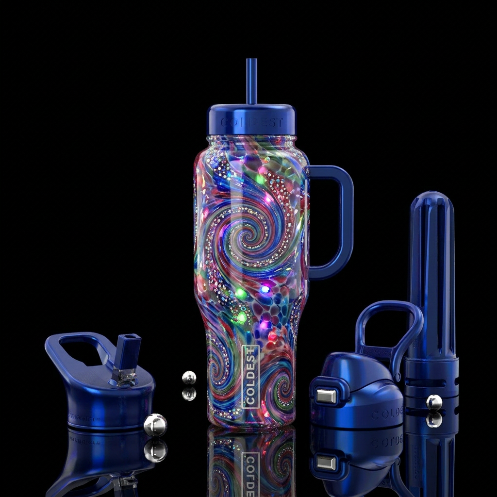 Art water bottle design