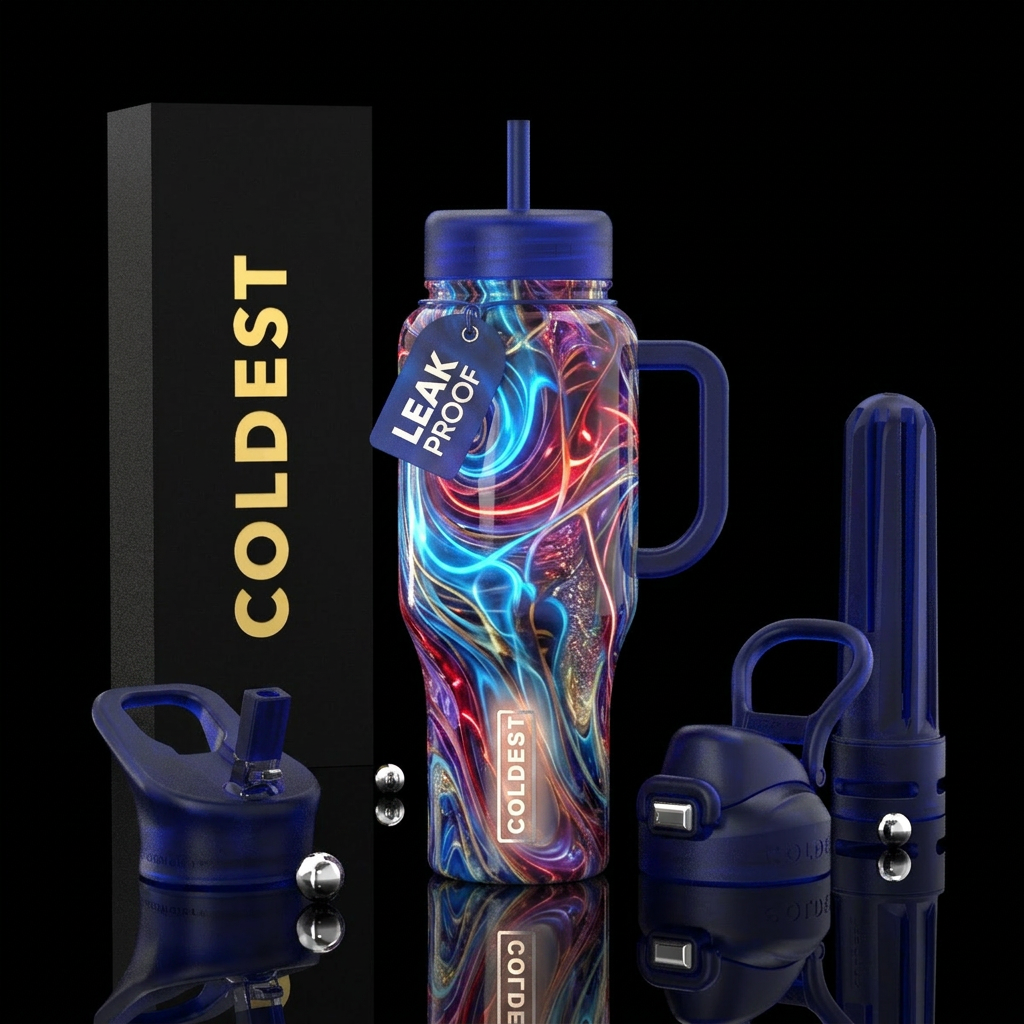 Art water bottle design