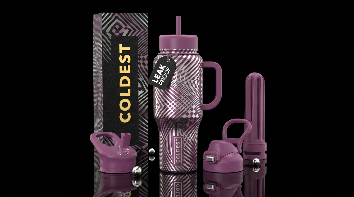 Art water bottle design