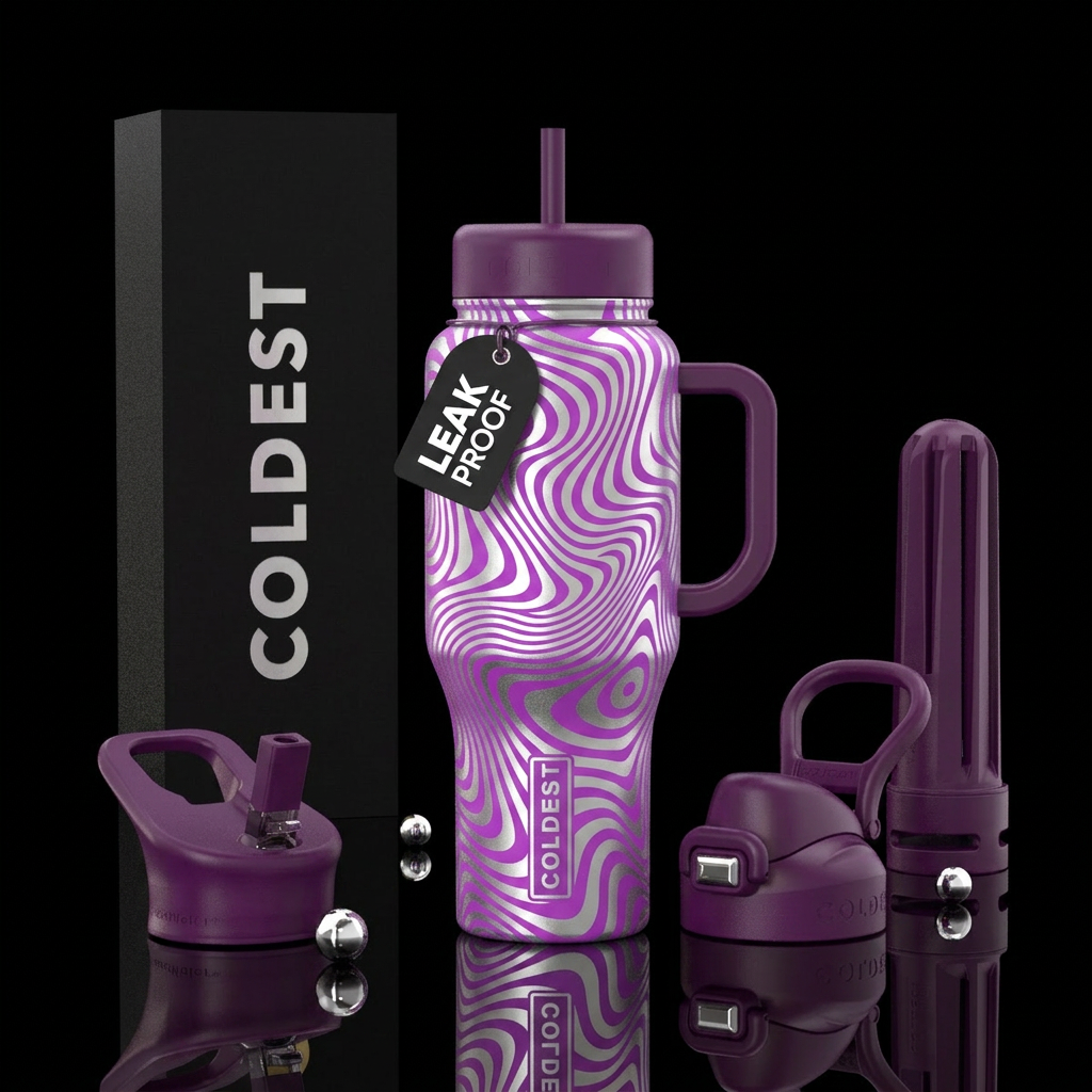 Art water bottle design