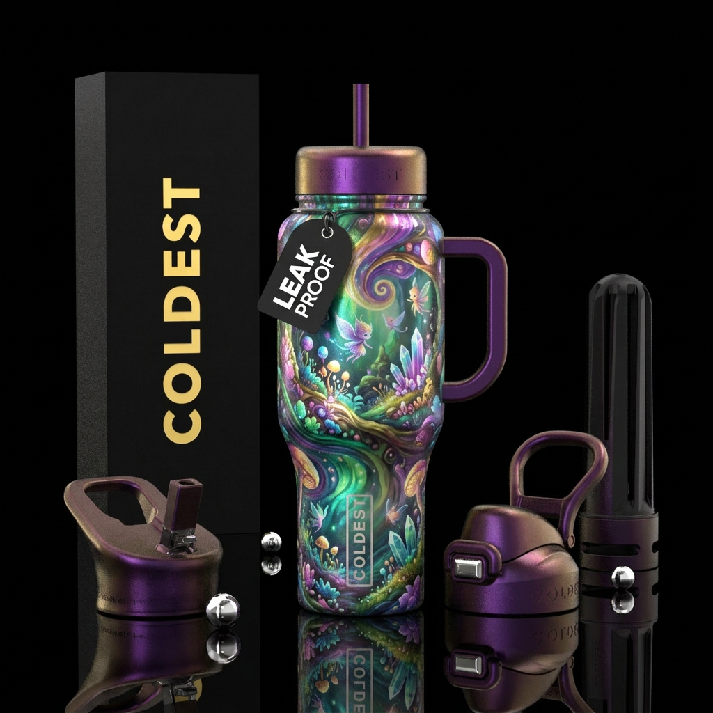 Fantasy water bottle design