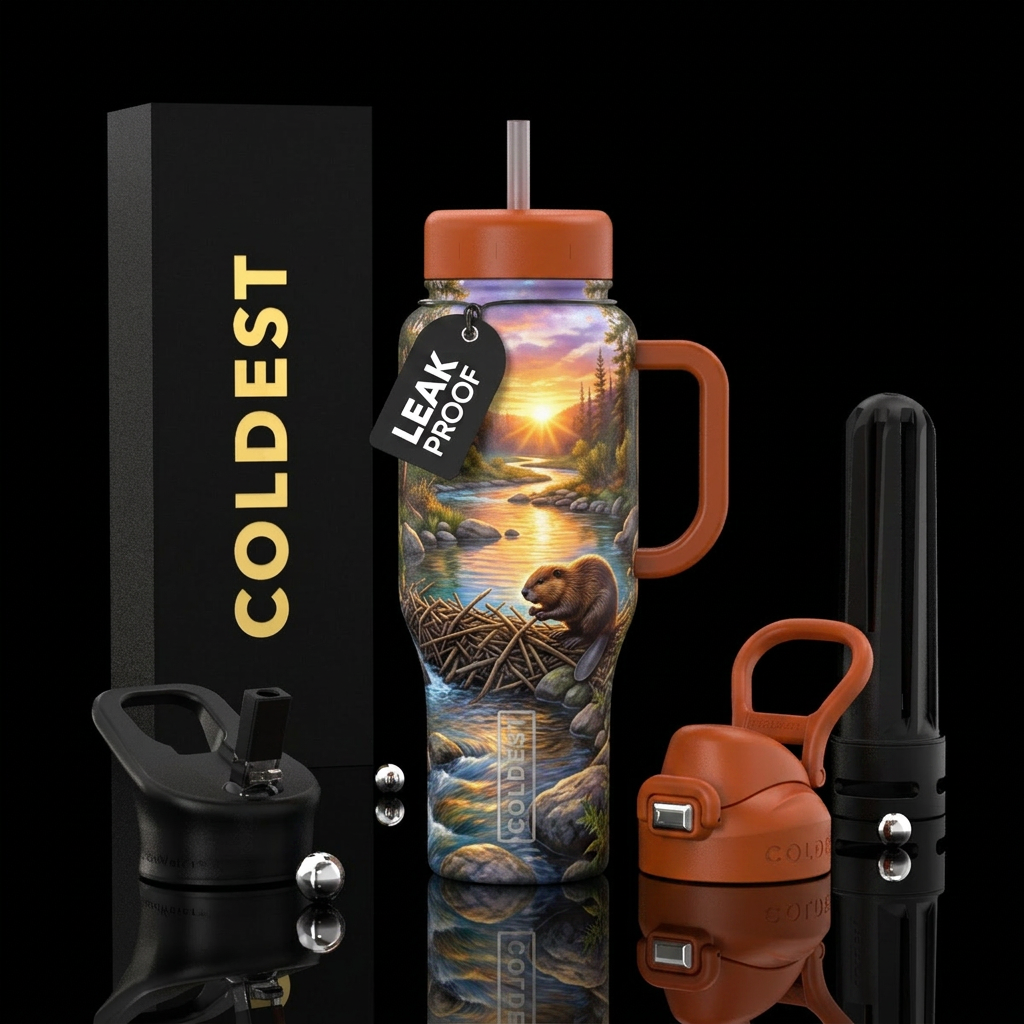 Beaver 🦫 water bottle design