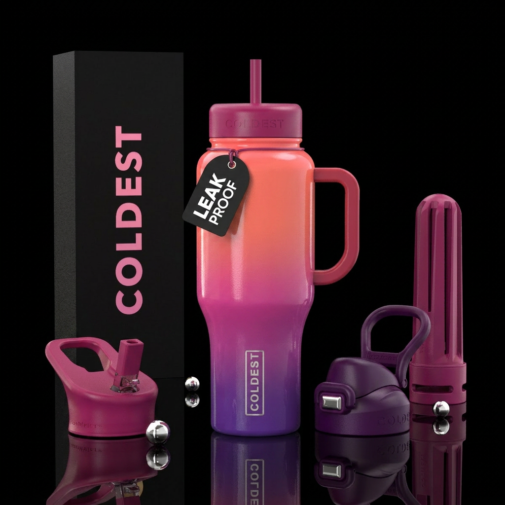 Art water bottle design