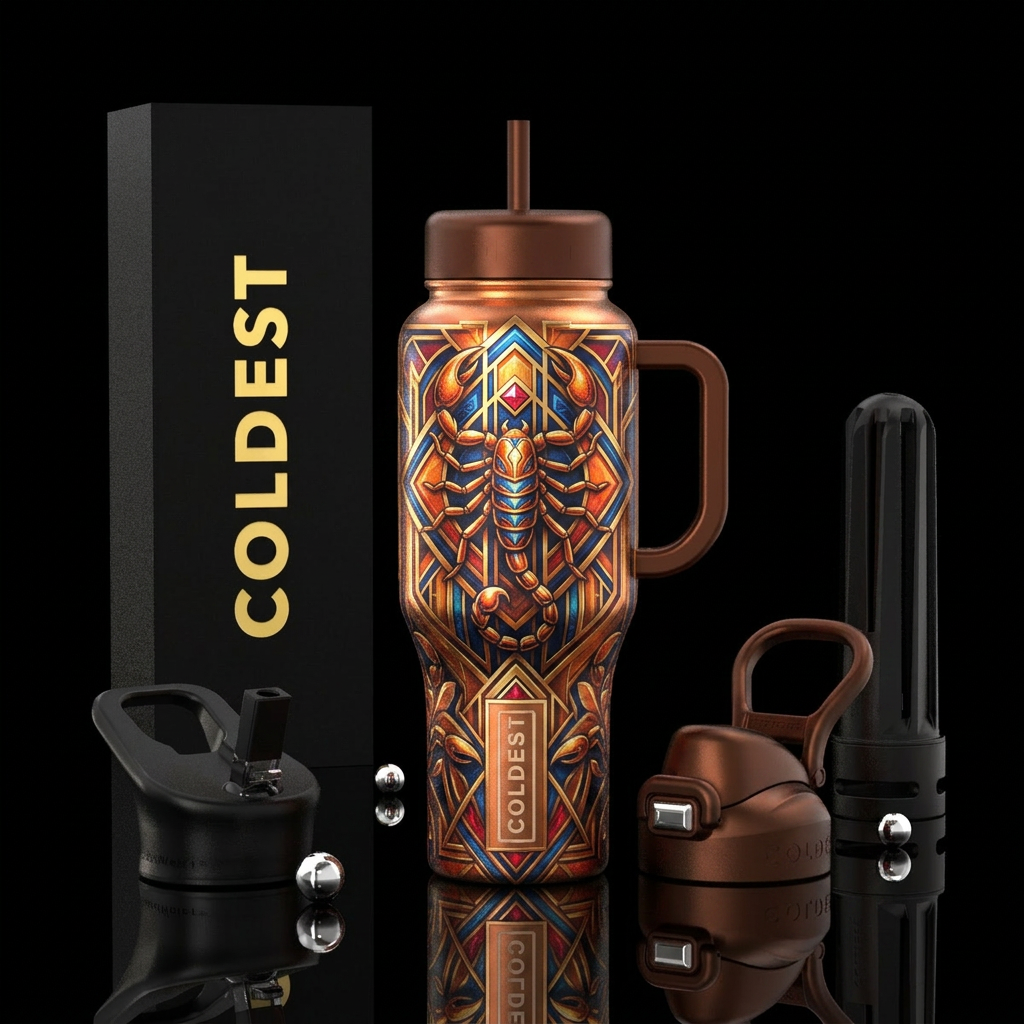 Scorpion 🦂 water bottle design