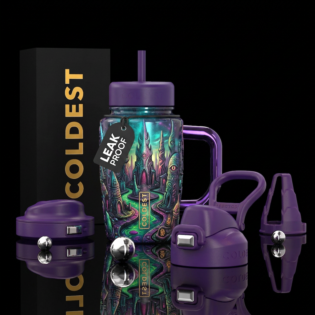 Art water bottle design