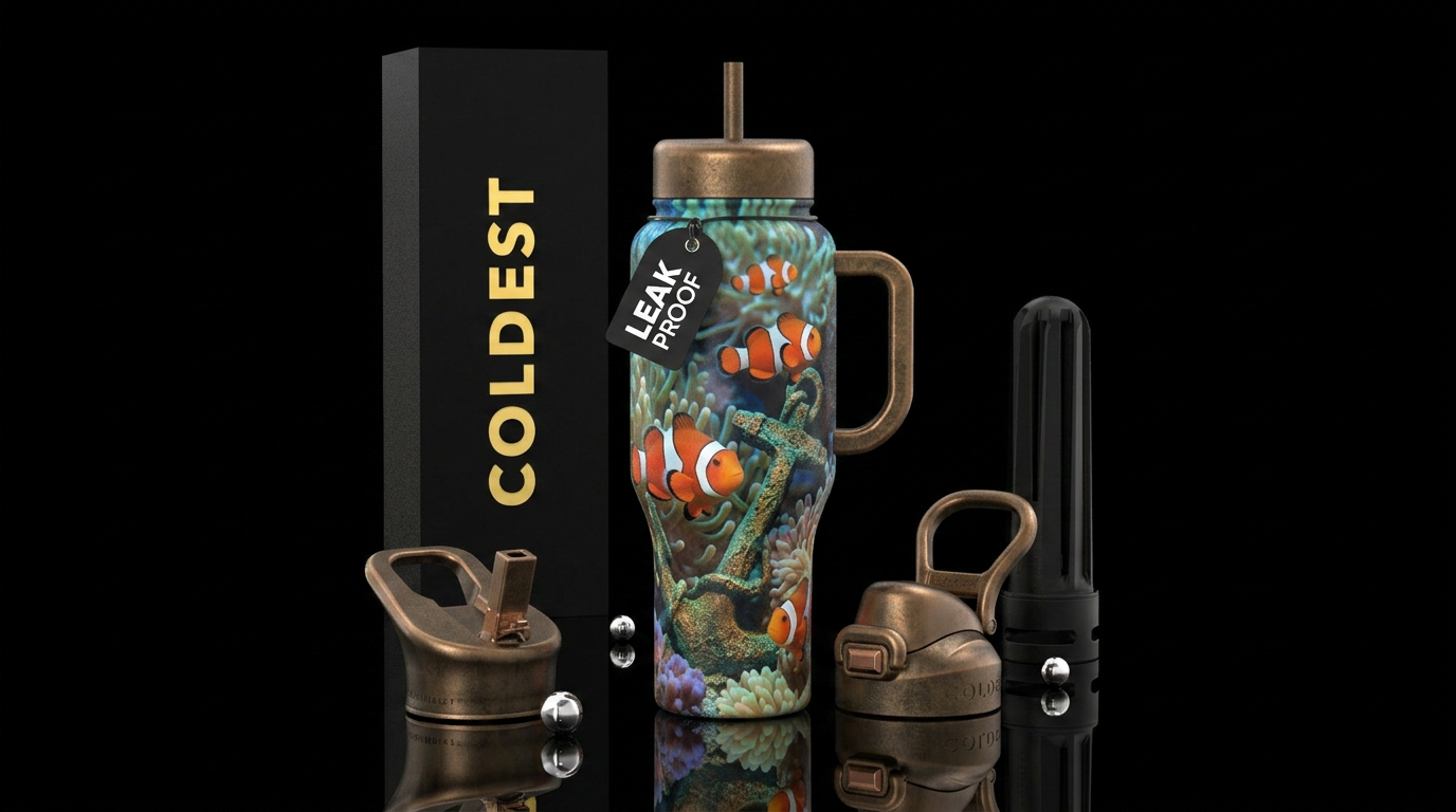 Under the sea water bottle design