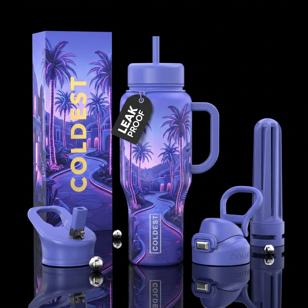 Summer water bottle design