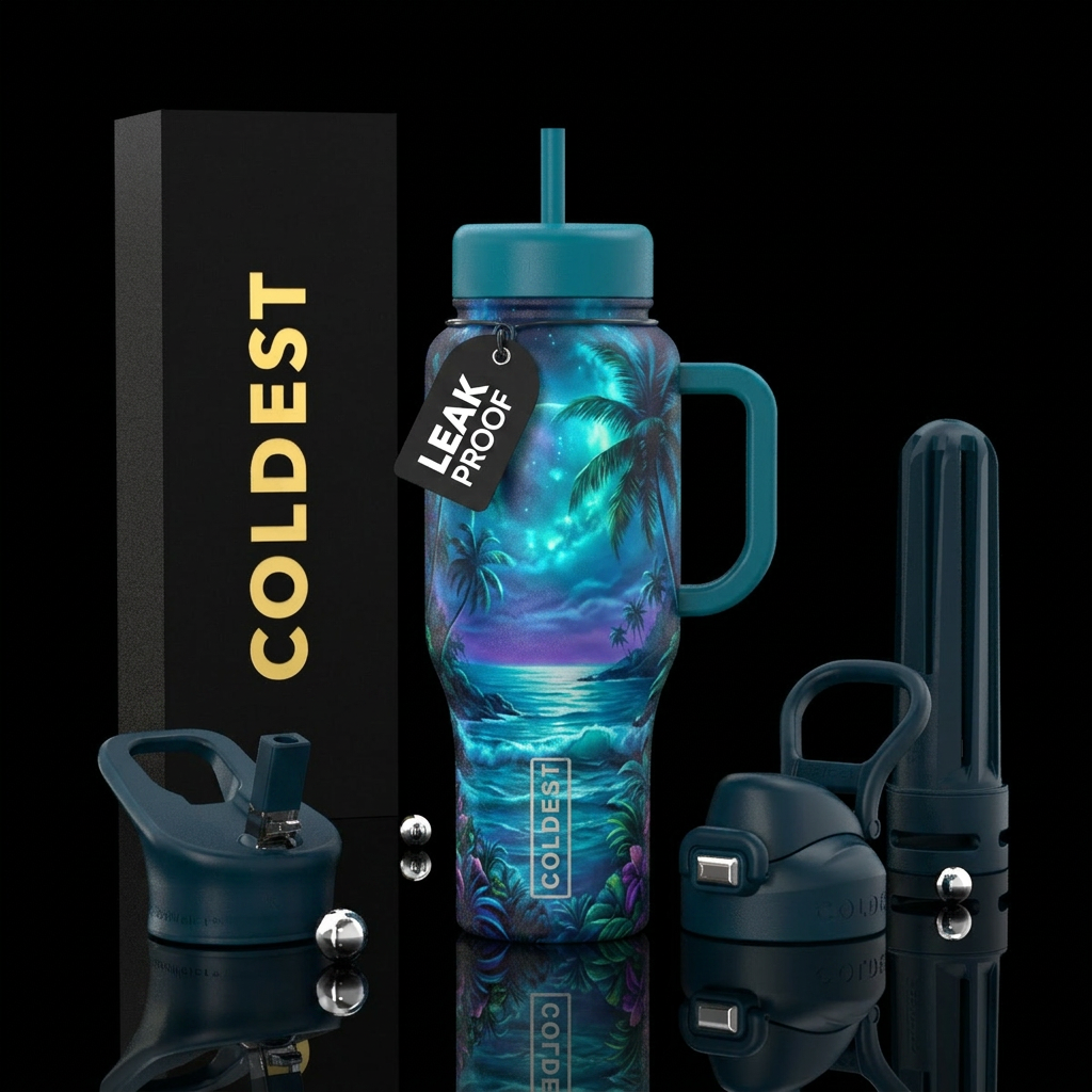 Sunmer nights water bottle design