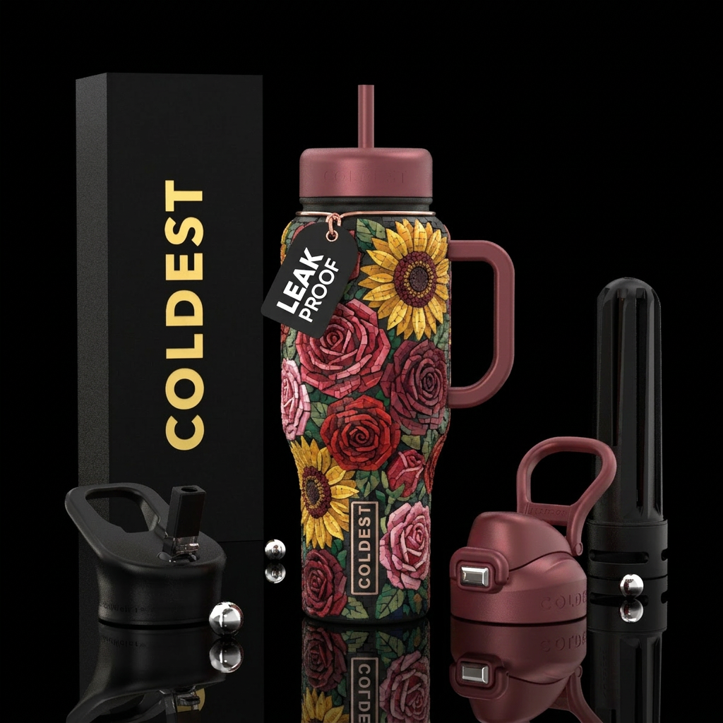 Kaitlynn’s garden water bottle design