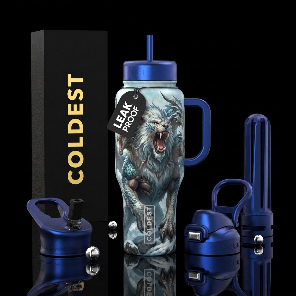 The beast water bottle design