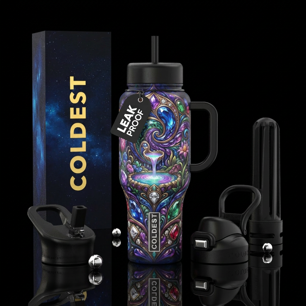 Immortal water bottle design
