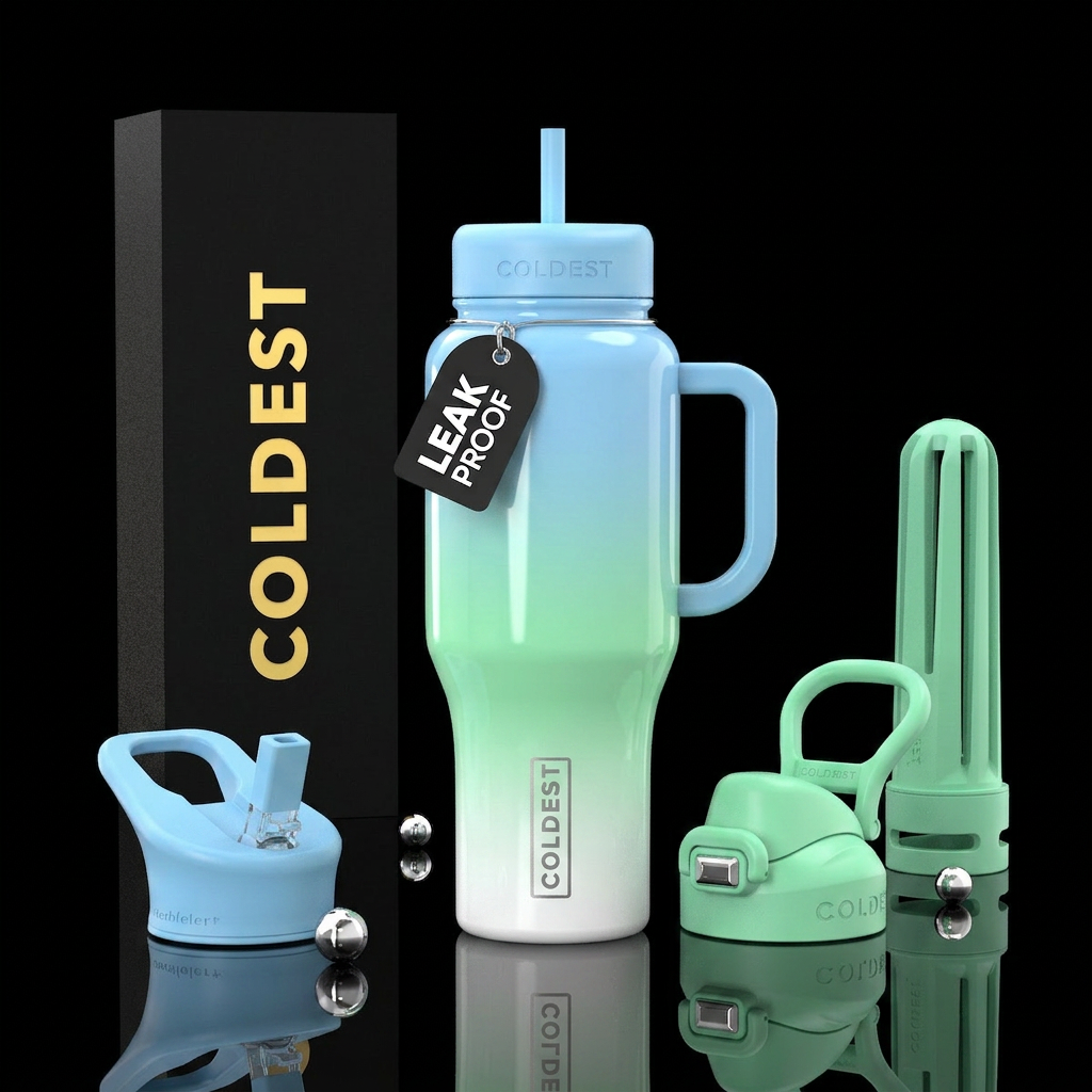 Art water bottle design