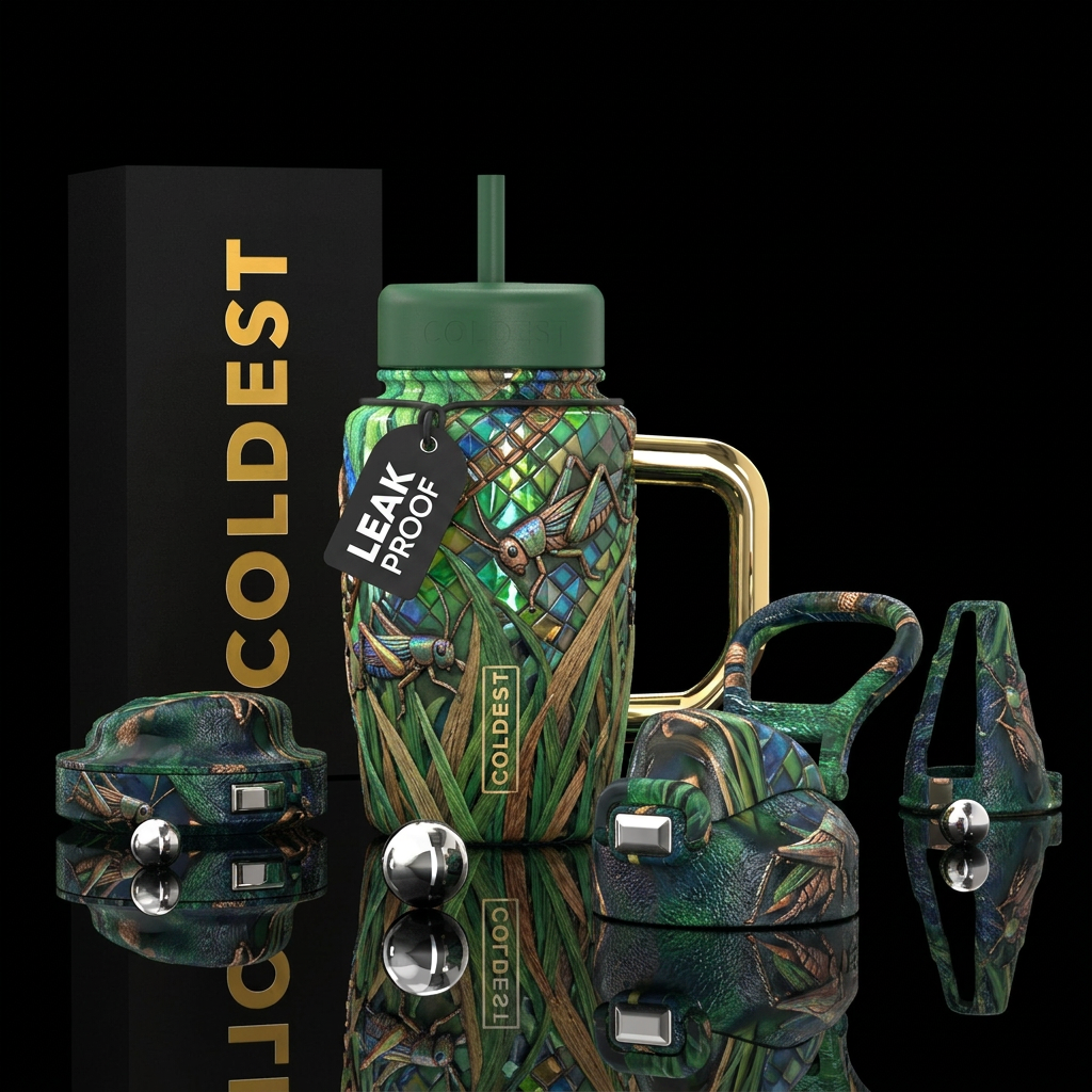 Cricket 🦗 water bottle design
