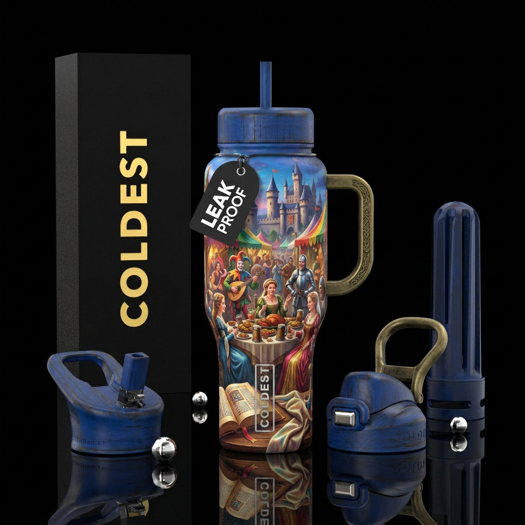 Renaissance fair ... water bottle design