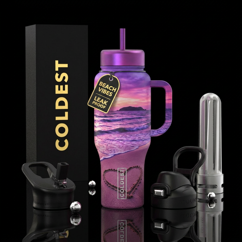 Summer time water bottle design