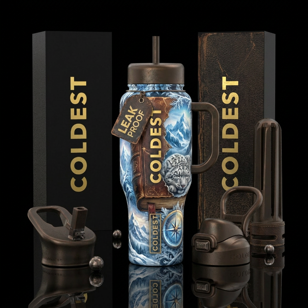Art water bottle design