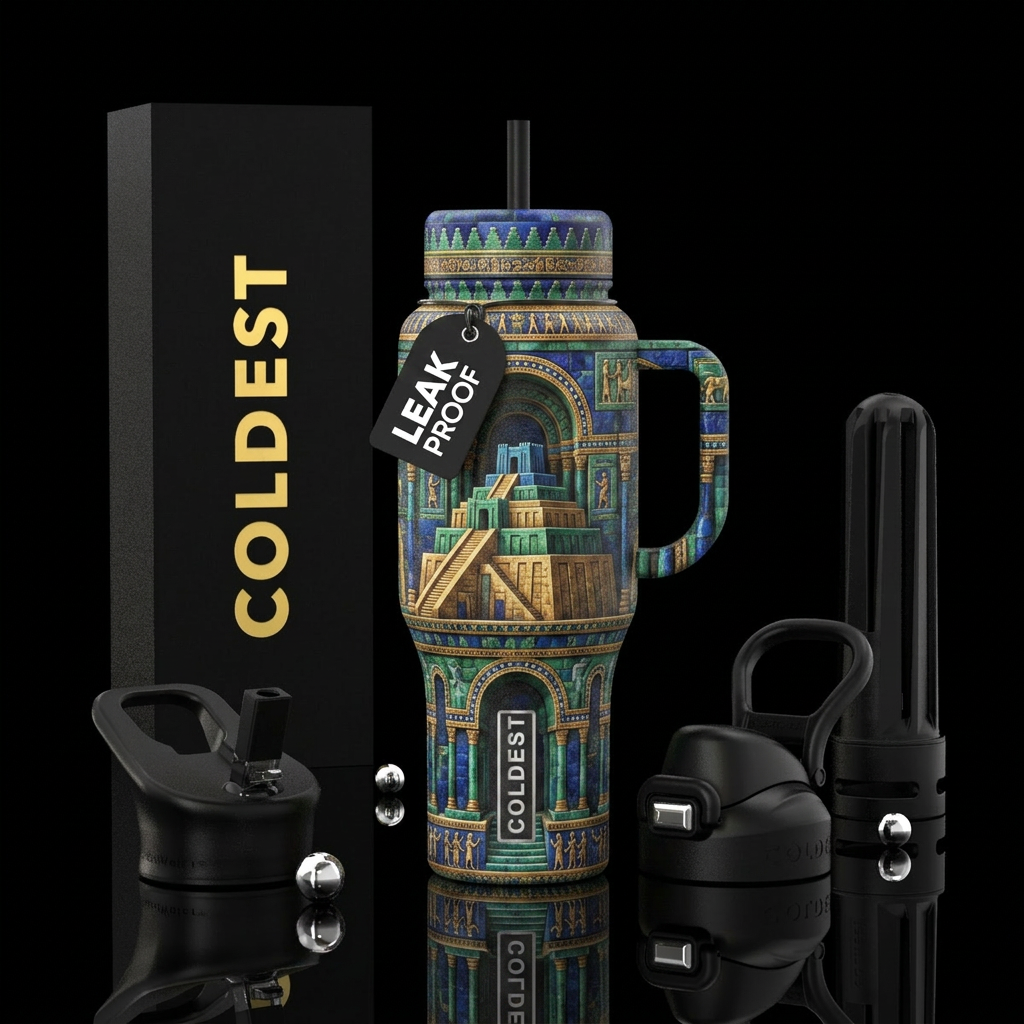 Art water bottle design