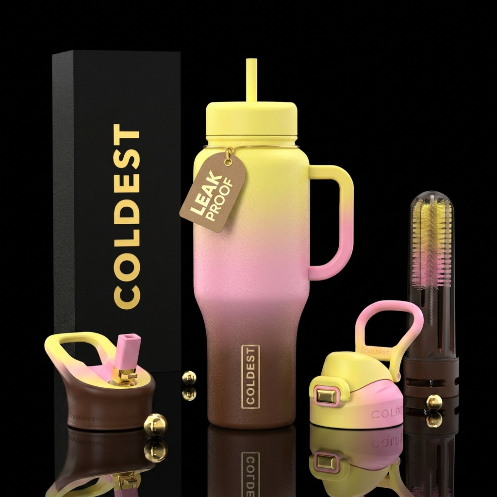 Neapolitan water bottle design