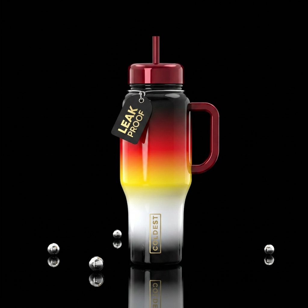 Art water bottle design