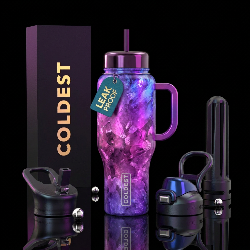 Art water bottle design