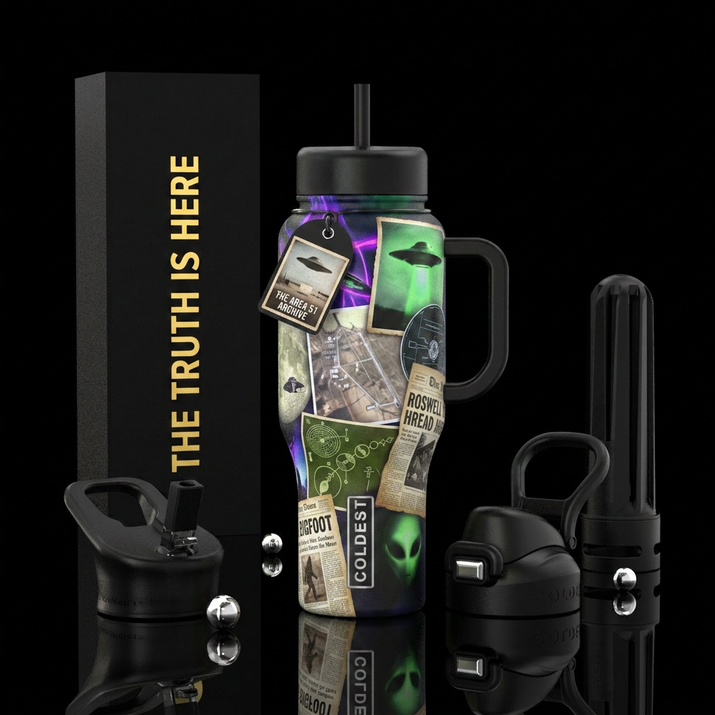 Conspiracy theory... water bottle design