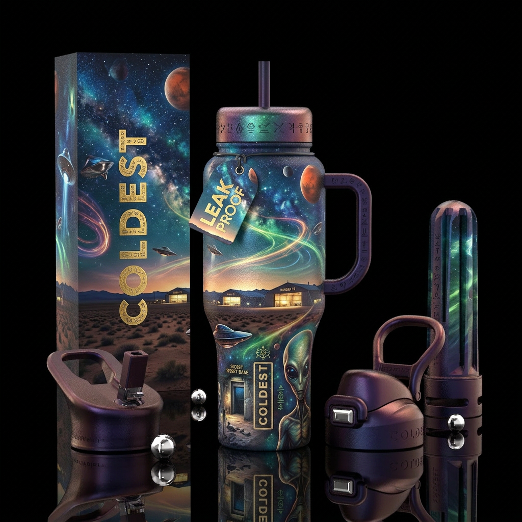 Area 51 water bottle design