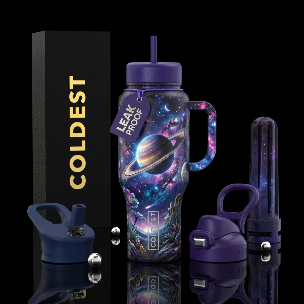 Saturn 🪐 water bottle design