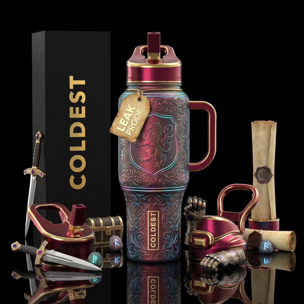 Art water bottle design