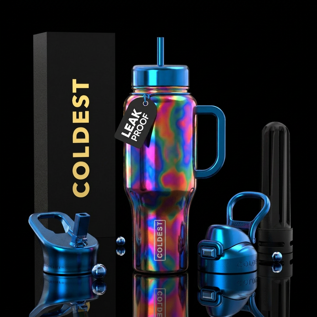 Art water bottle design