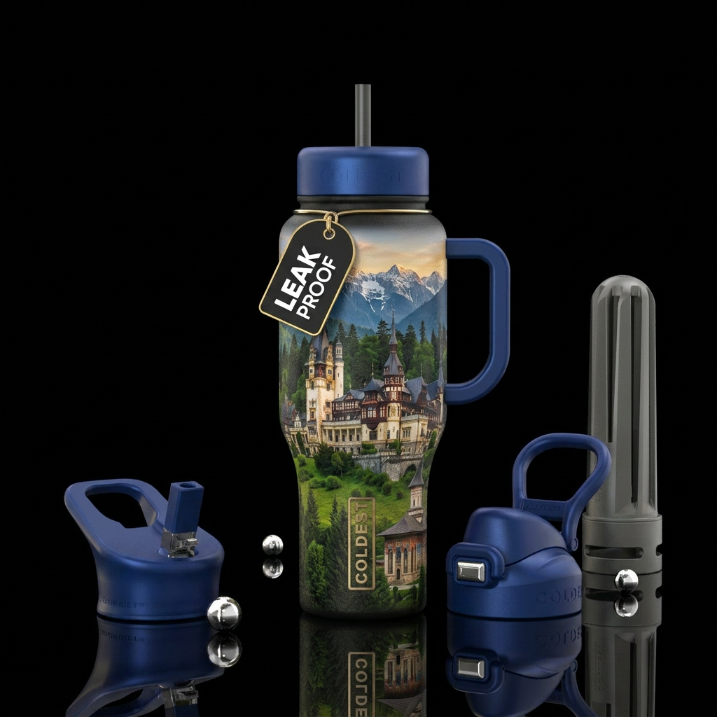 Romania water bottle design
