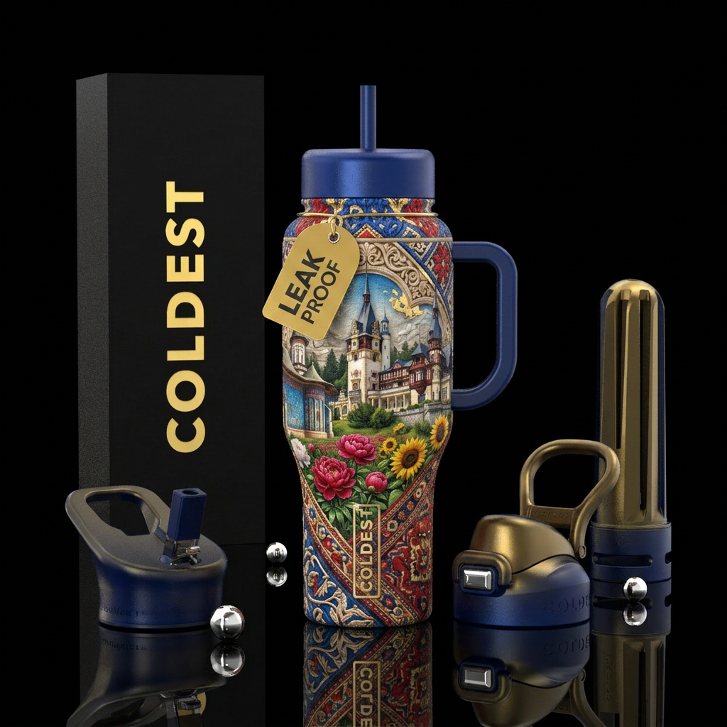 Romania 🇷🇴 water bottle design