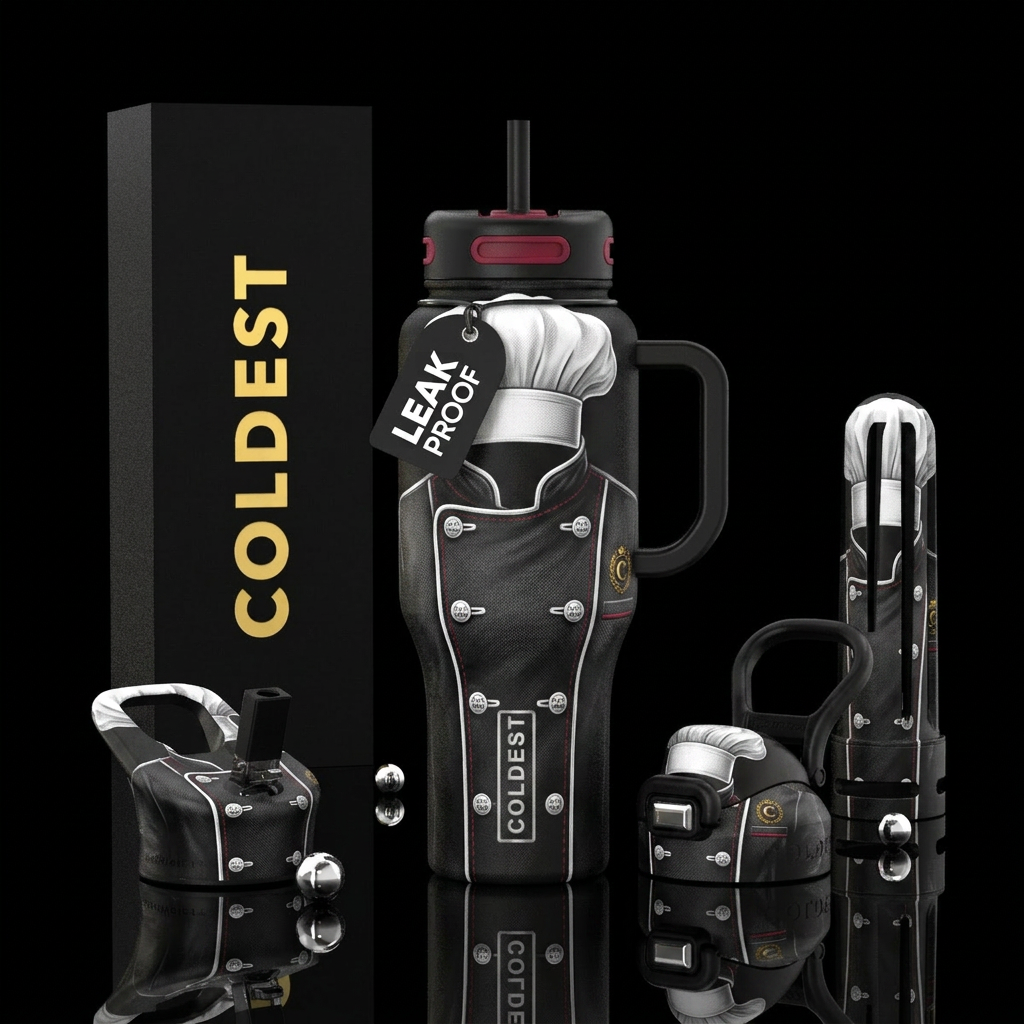 Chef 🧑‍🍳 water bottle design