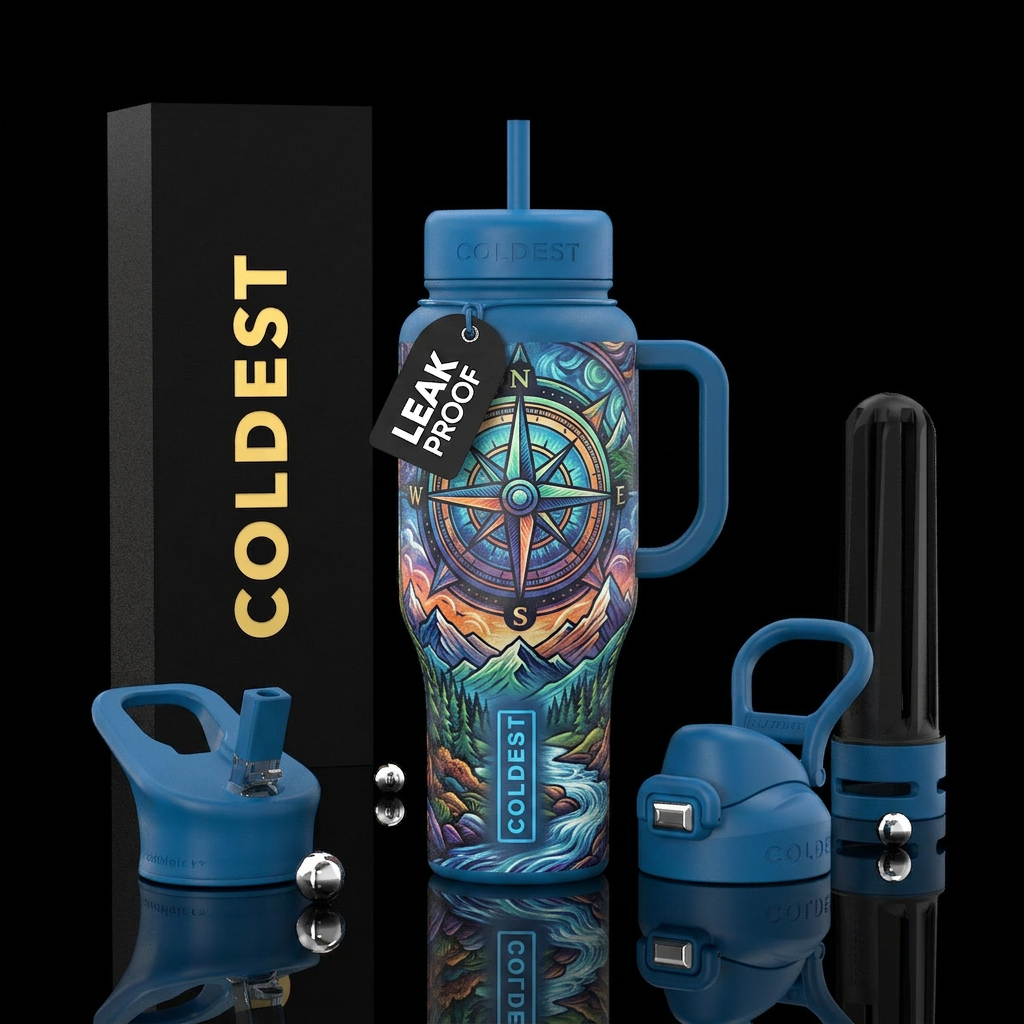 Art water bottle design