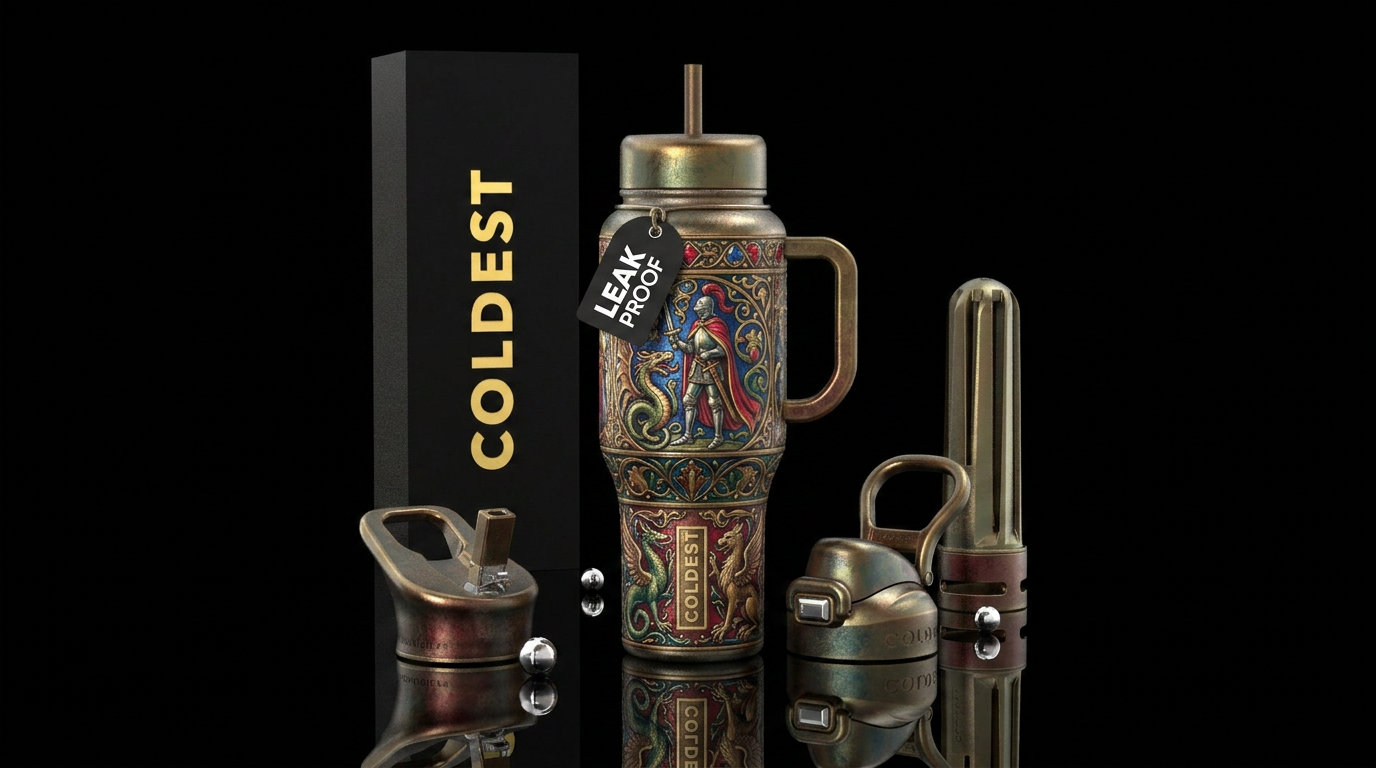 Art water bottle design