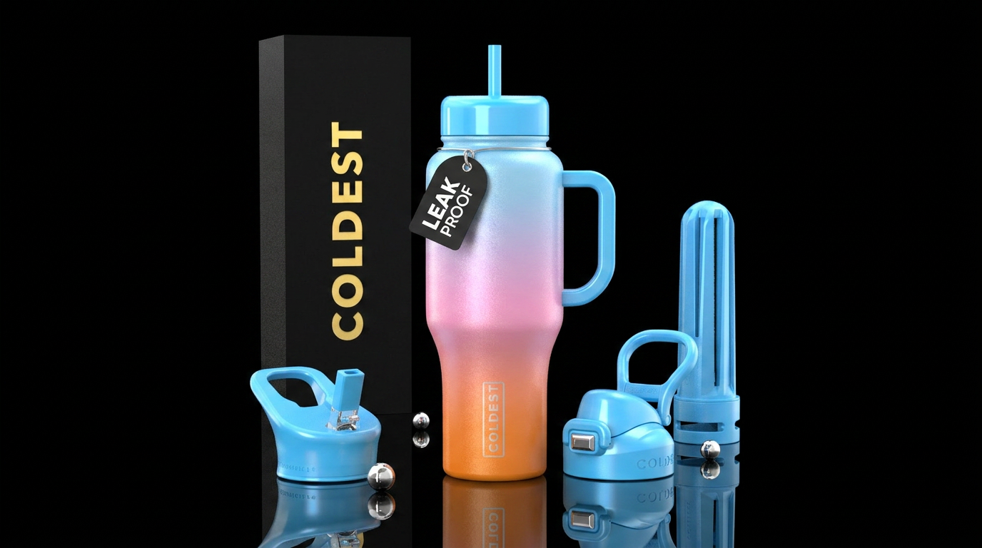 Art water bottle design