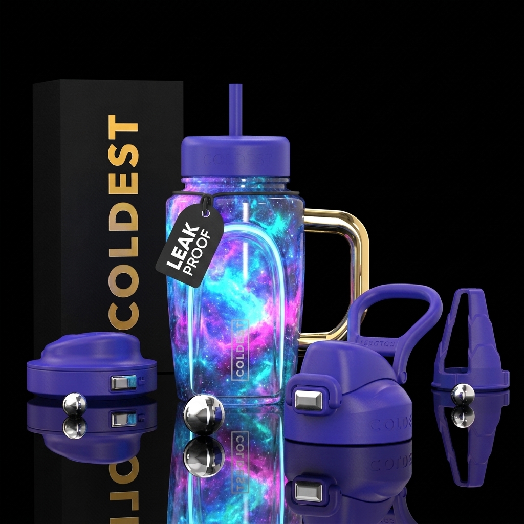 Art water bottle design