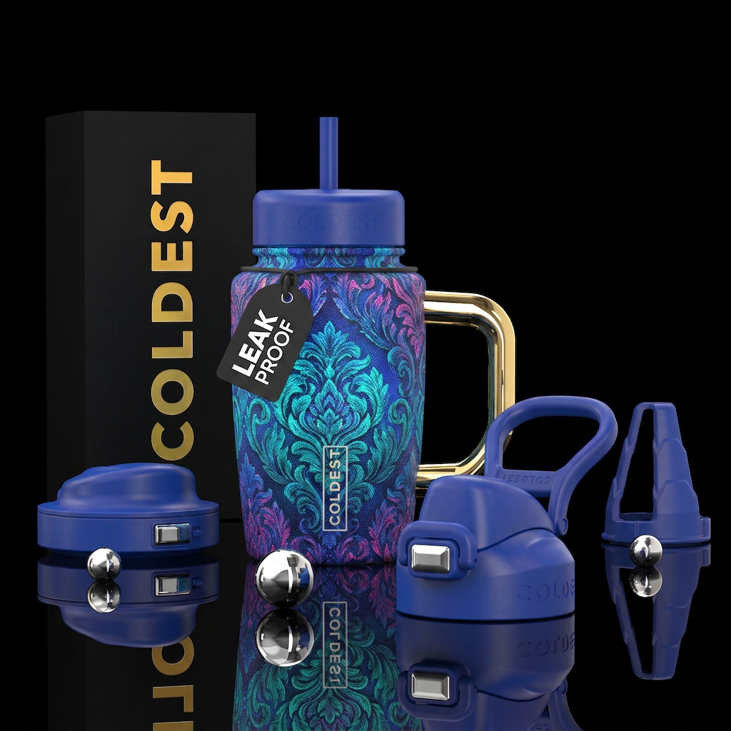 Art water bottle design