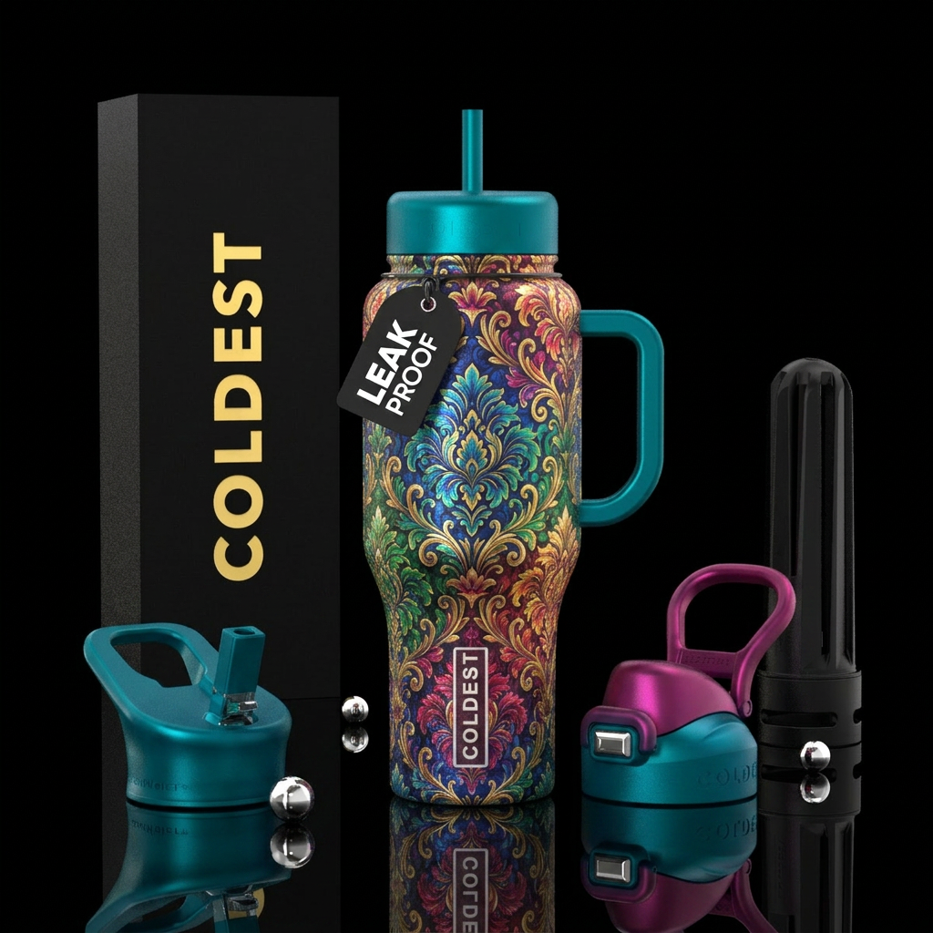 Art water bottle design