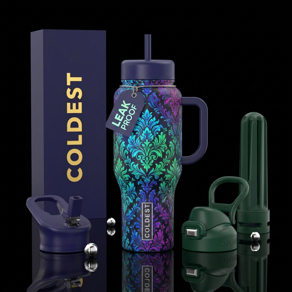 Art water bottle design