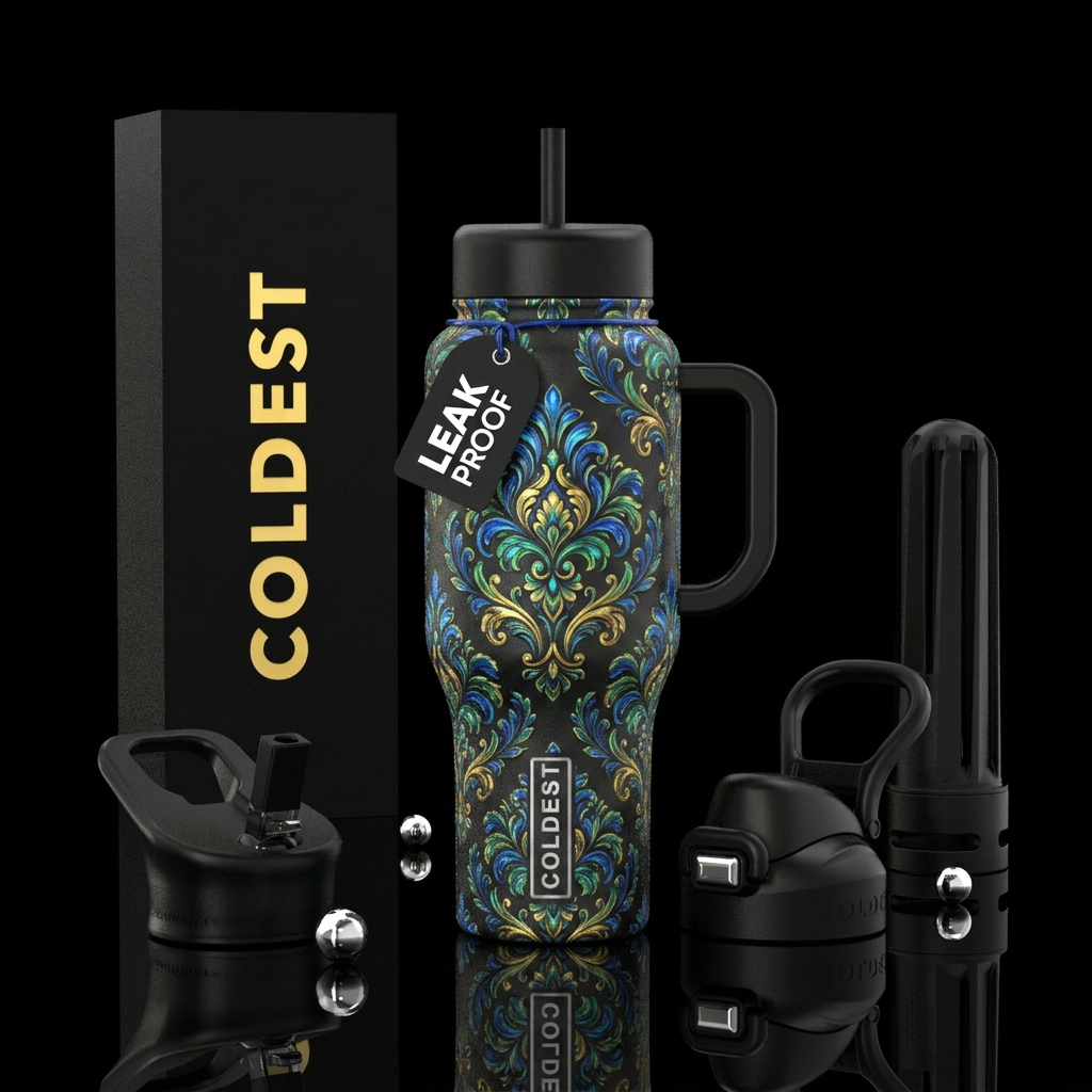 Art water bottle design