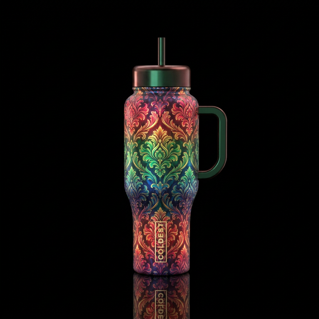 Art water bottle design