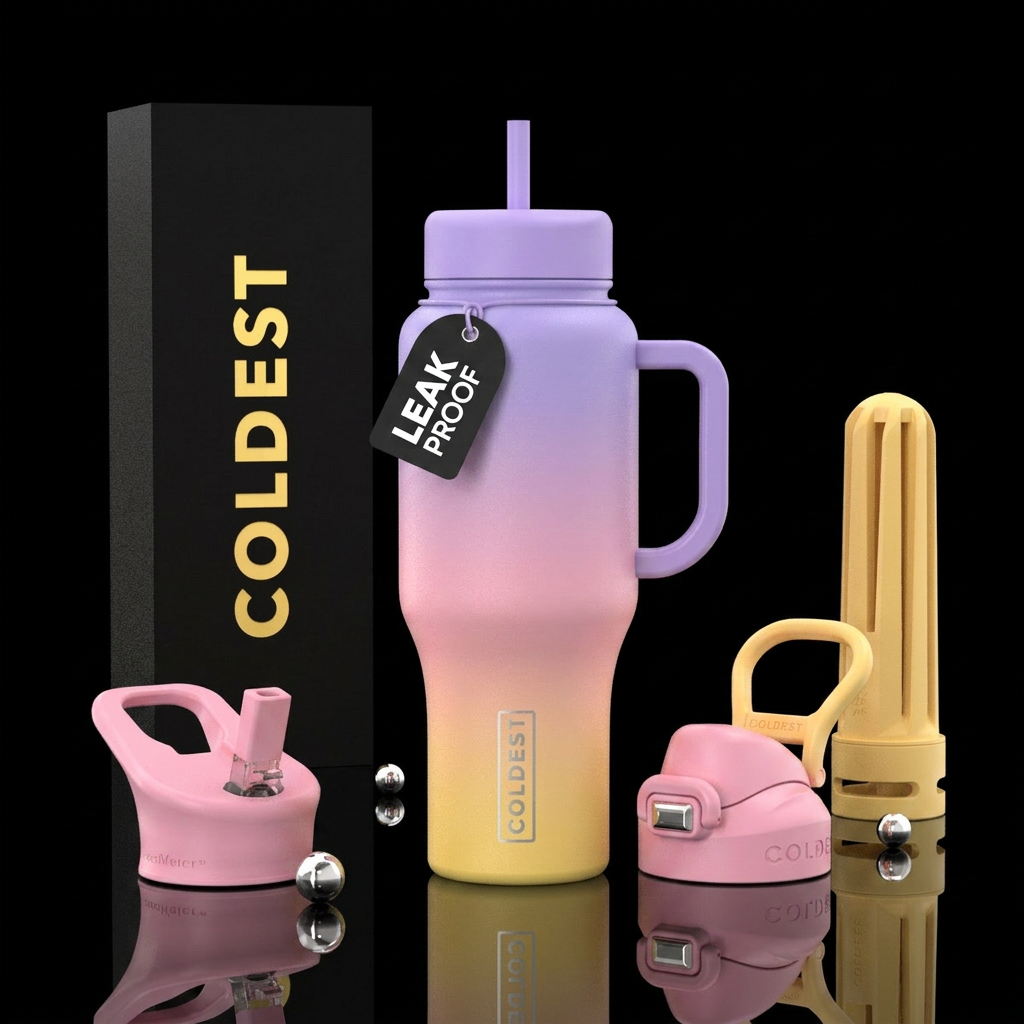 Art water bottle design